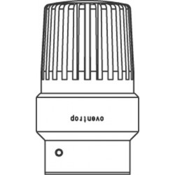Termostat Uni LHB 7-28 C, * 1-5, czujnik cieczowy, biały