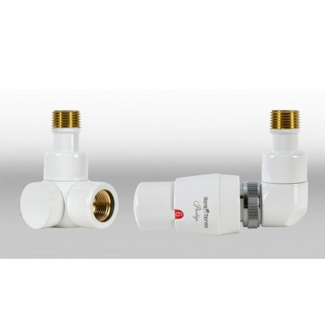 Zestaw termostatyczny Lux 3 osiowy prawy - biały